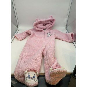 Disney Baby Fleece Hooded Marie Footed One-Piece B